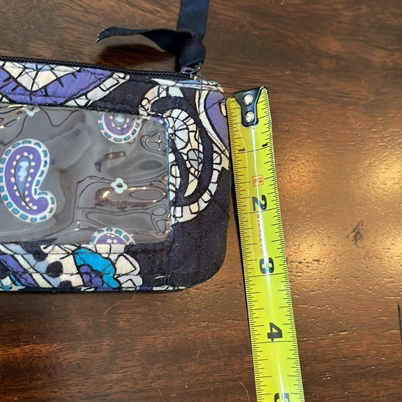 Vera Bradley ID holder/keychain/zipper change purse. Paisley design. - Picture 5 of 5